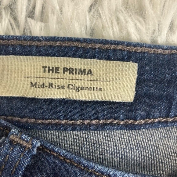 Ag Adriano Goldshmied the Prima Women's Size 27R Skinny Mid Rise Cigarette Jean - Picture 9 of 10